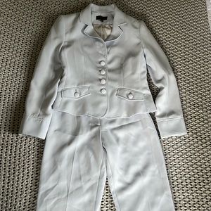 Baby blue suit